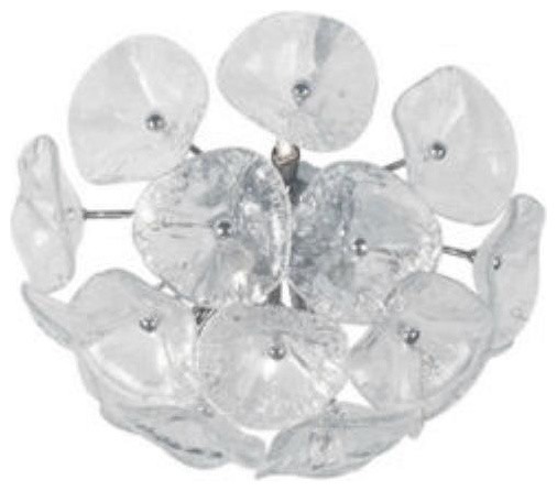 Fiori 8 Light Flush Mount in Polished Chrome