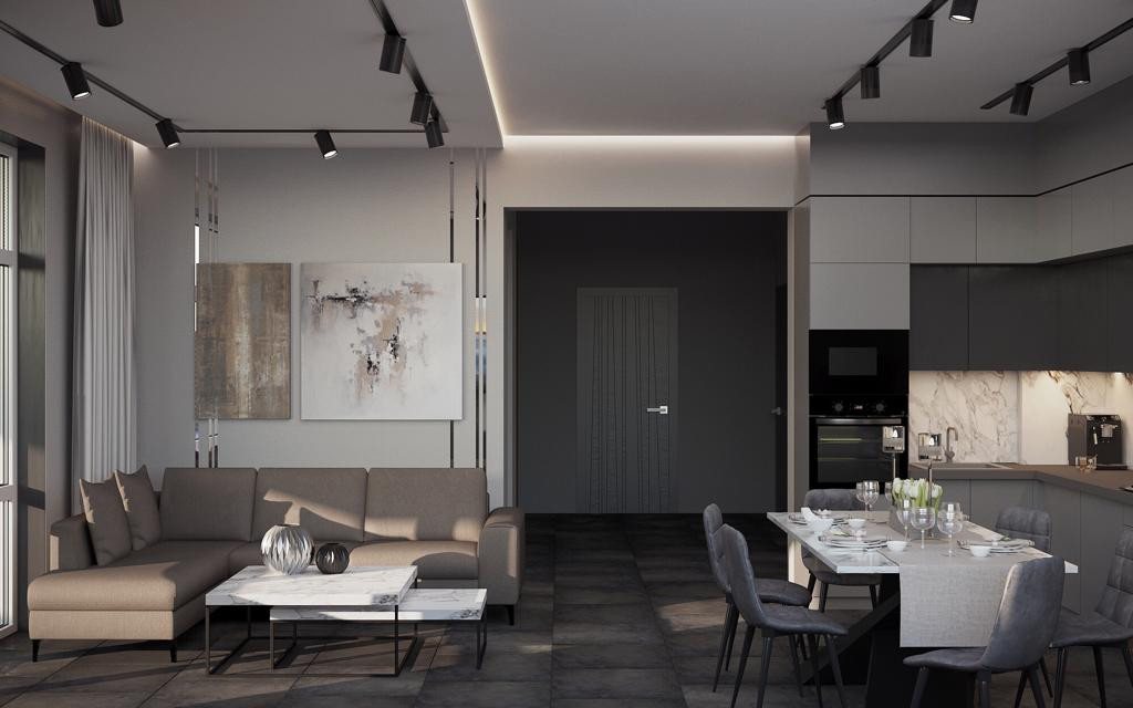 Гостиная в КП Легенда г. Батайск