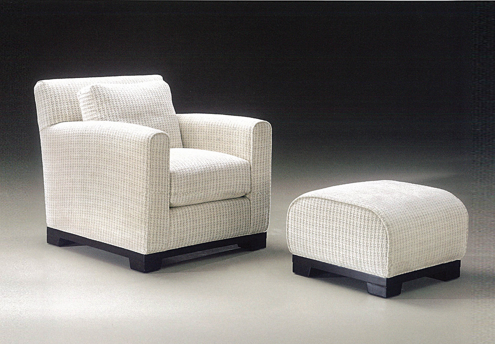 Mansfield Lounge Chair and Ottoman from Thayer Coggin