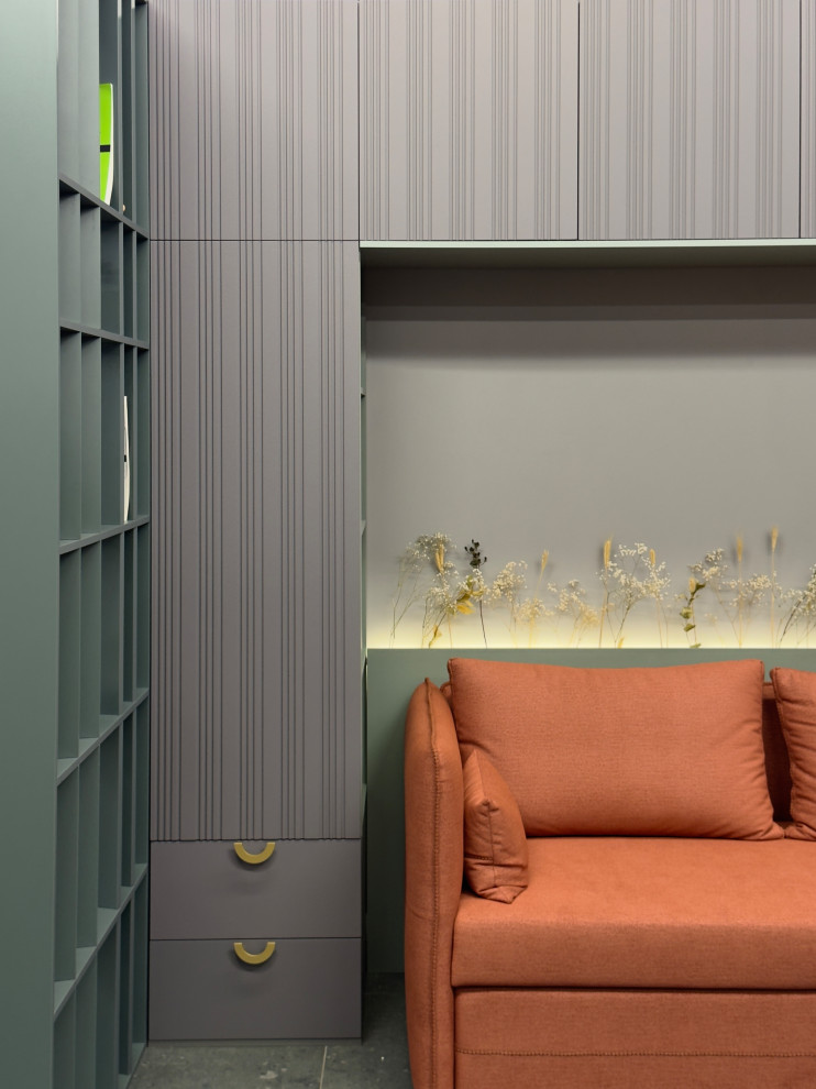 П-образный шкаф в шоуруме