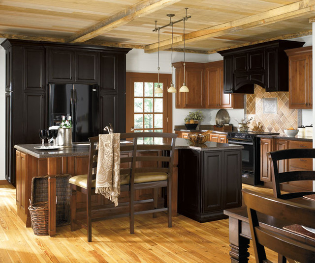 Alder with Black Maple Accents Montagne Cuisine Denver