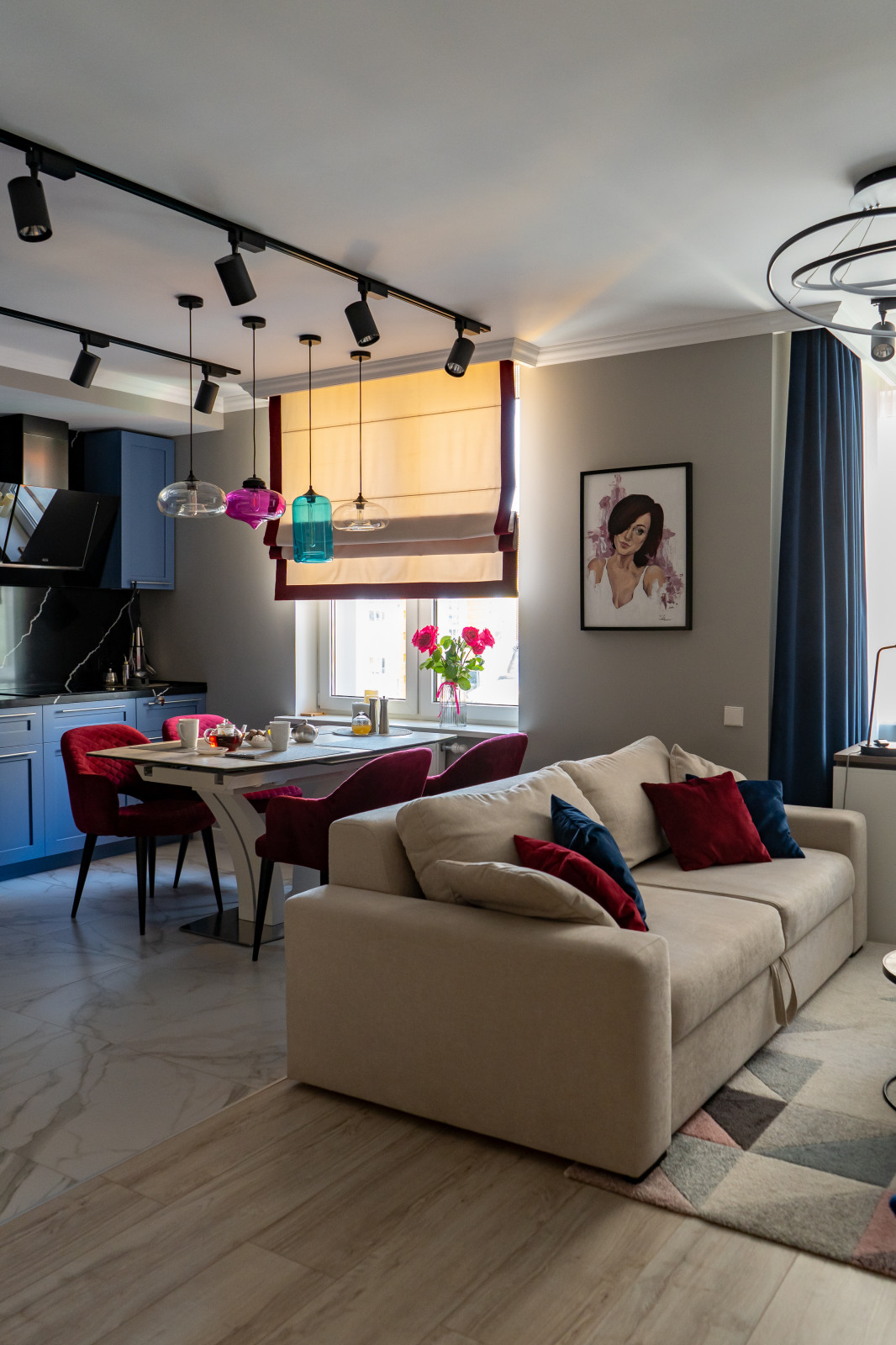 Дизайн интерьера трехкомнатной квартиры в г. Видное