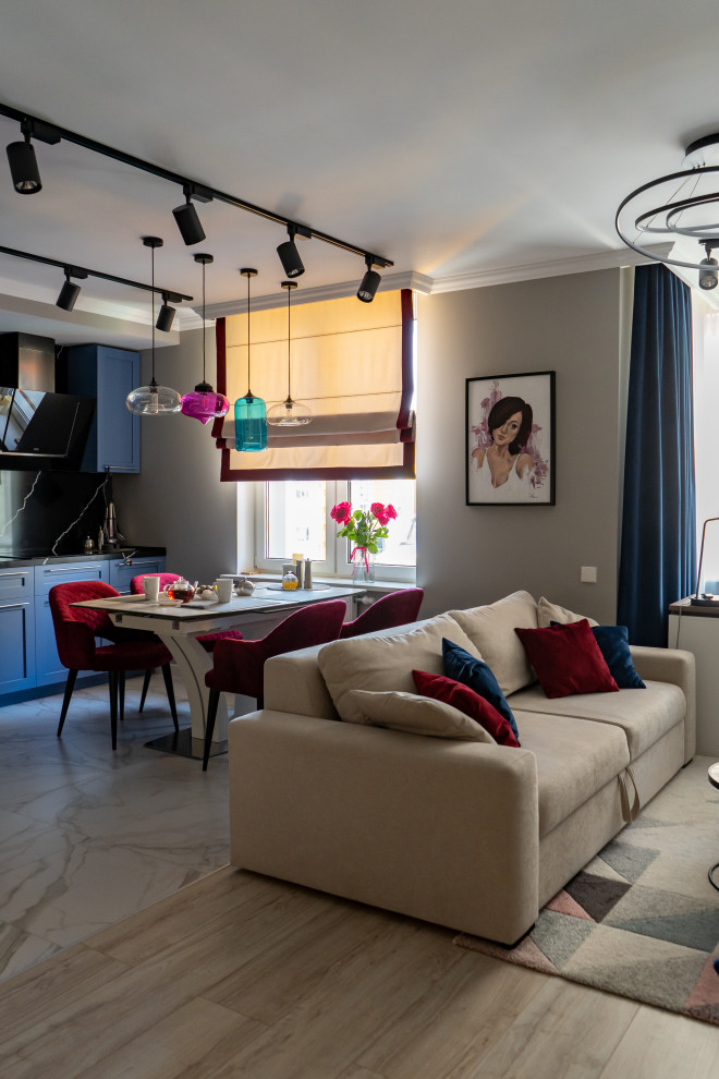 Дизайн интерьера трехкомнатной квартиры в г. Видное