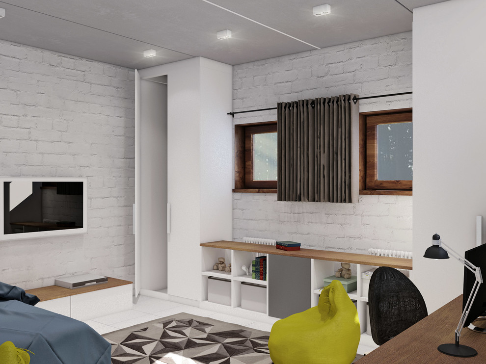 цокольный этаж, спальня