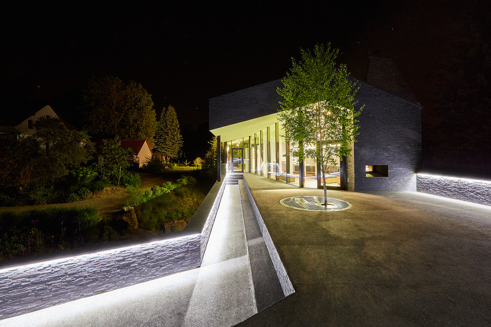Große, Unbedeckte Moderne Terrasse in Berlin