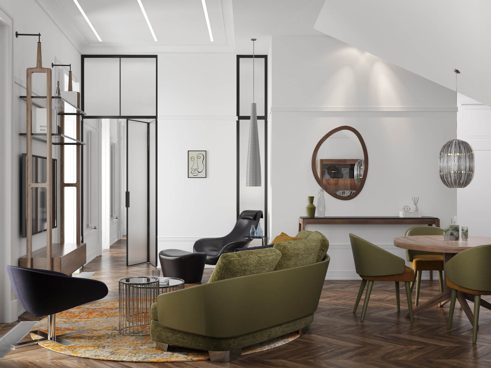 Квартира в мансарде