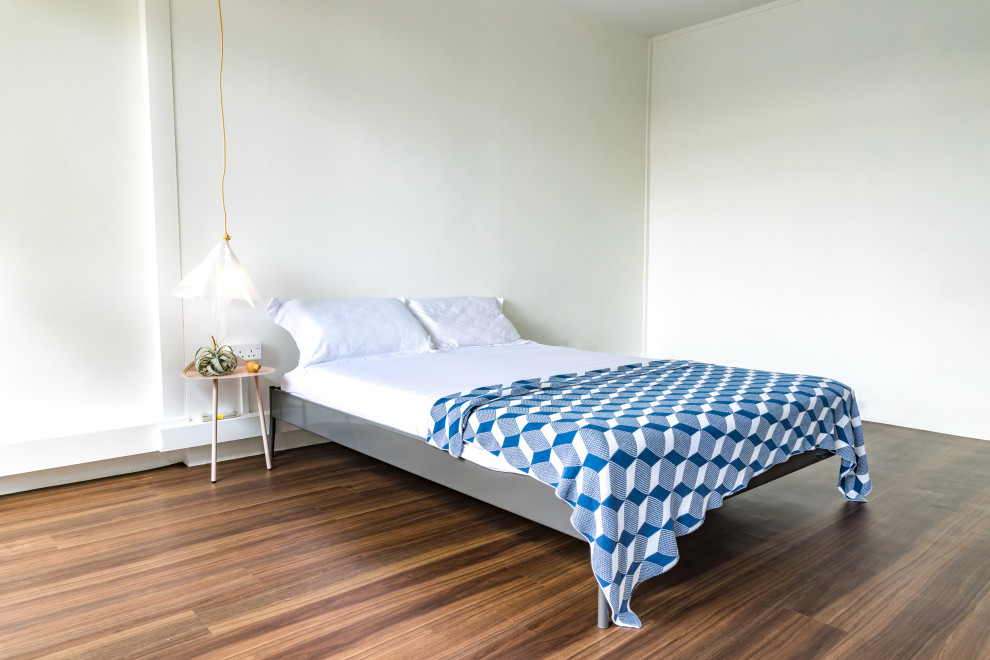 Modern bedroom in Singapore.