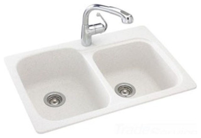 Swanstone Ksdb 3322 121 Glacier 33 X22 Drop In Kitchen Sink Swanstone Ksdb 3322 121 Glacier 33 X22