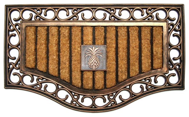 Elegant Rubber And Coir Doormat Contemporary Doormats By A1 Elegant Rubber And Coir Doormat