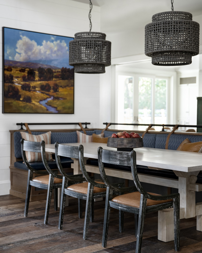 Example of a cottage dining room design in San Francisco