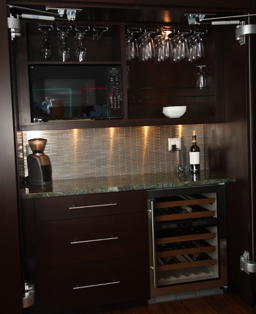  Mini Bar Contemporary Kitchen Cleveland by 