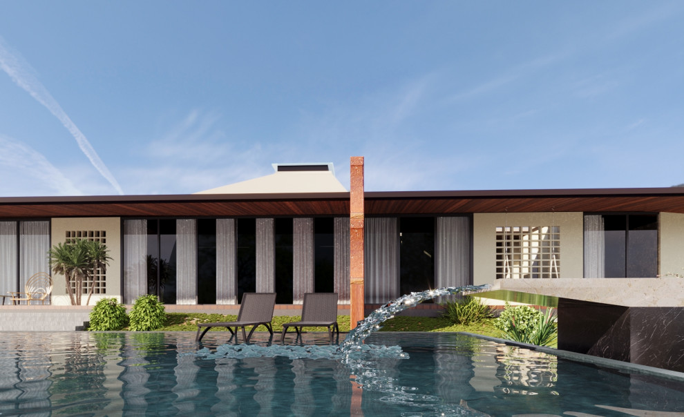 3D визуализация загородного дома