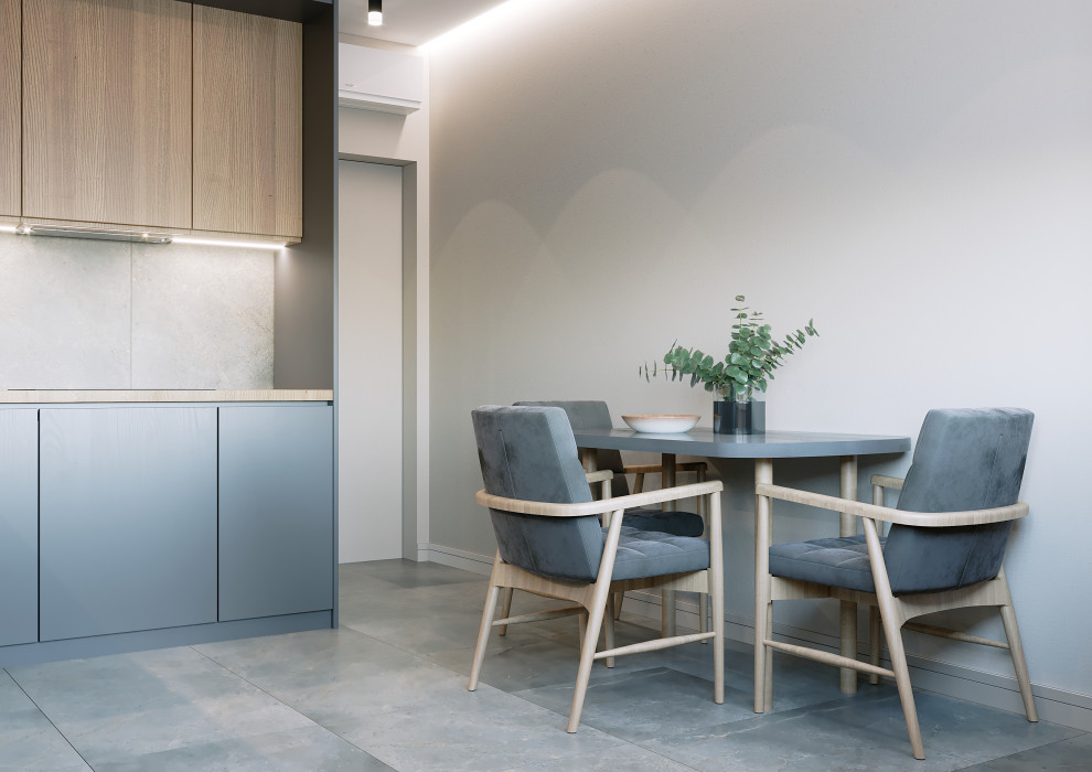 Two-room apartment for a single man