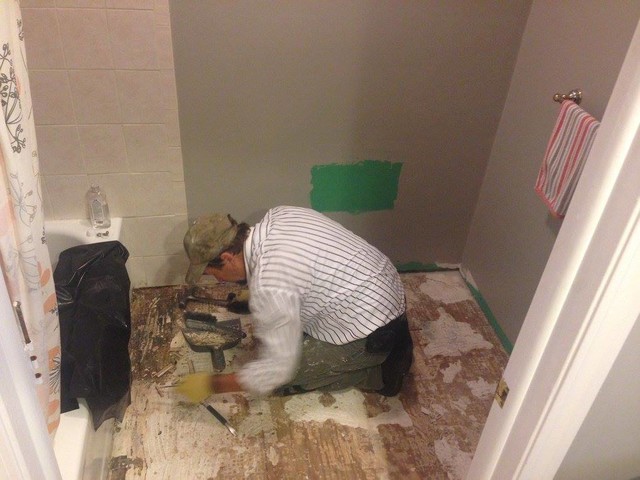 Seaport District Bathroom Renovation transitional
