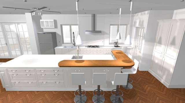 OnePlan project : RS Kitchen transitional-rendering