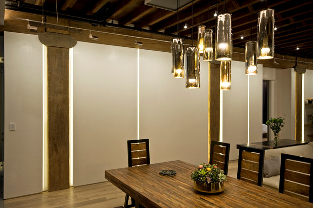 Laight Street - TriBeCa Loft minimalistisch-esszimmer