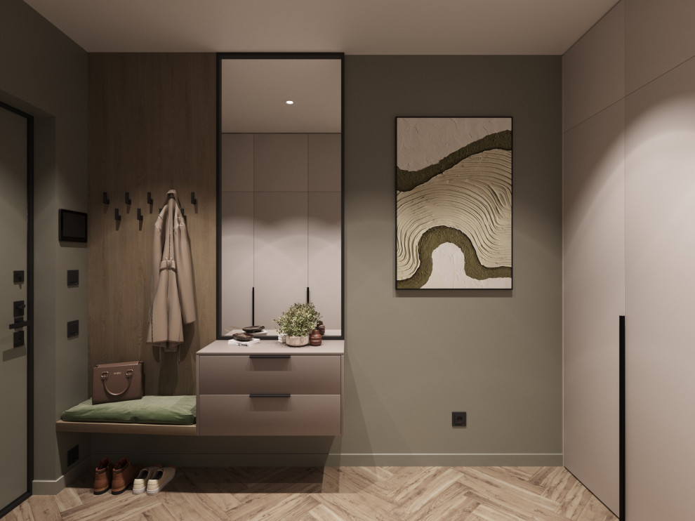 Дизайн-проект - Евротрешка 66 м2 для молодой многодетной семьи