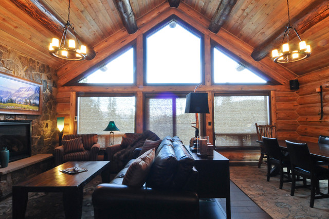 Beetle Pine Log Cabin In The Woods Of Colorado Rustic Living