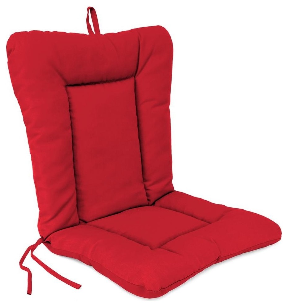 Outdoor Euro Style Chair Cushion, Red color