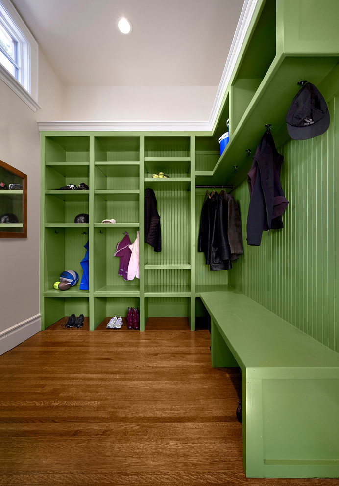 Inspiration for a traditional mudroom in Denver.