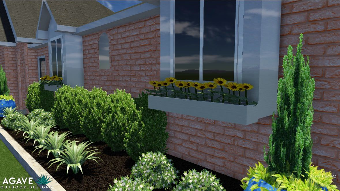 Front yard makeover at Durban Dr!