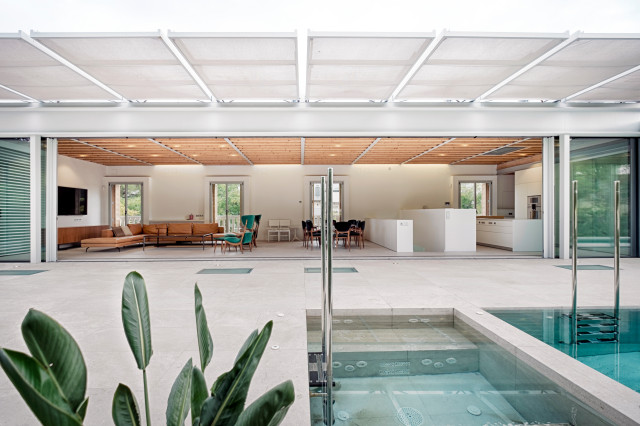 PASSIVE HOUSE moderno-patio