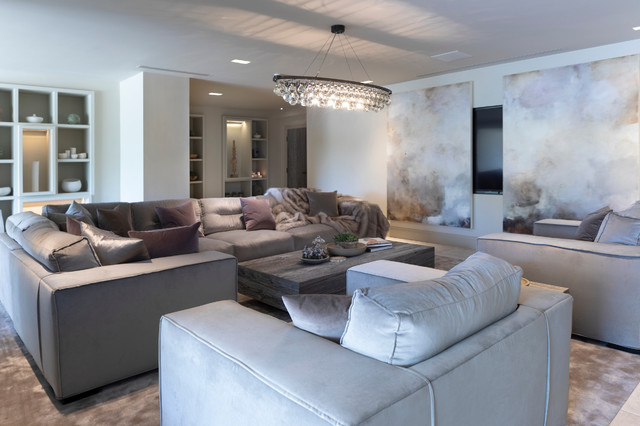 Luxury Home Cinema Living Room Modern Wohnbereich