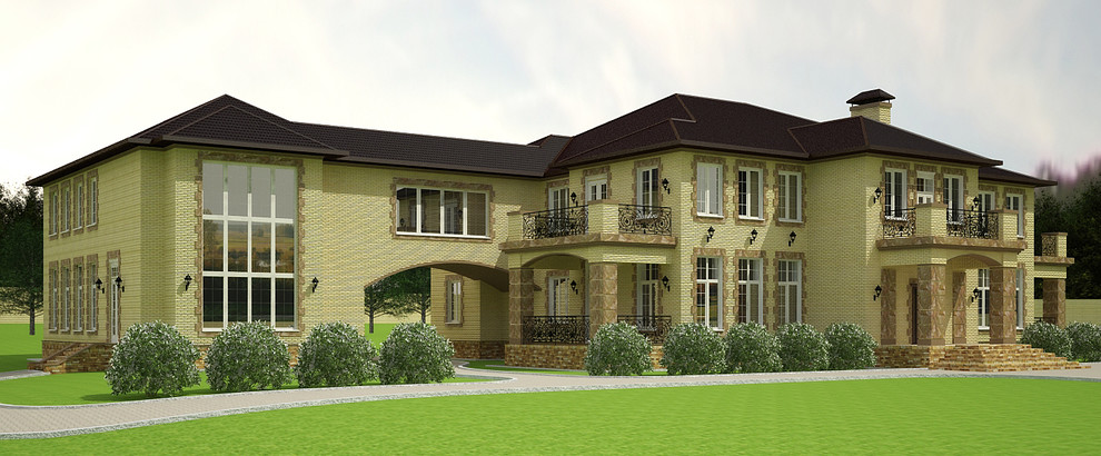 Загородный дом в английском стиле,оборудованный тепловым насосом