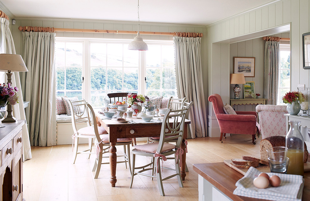 Inspiration for a large country dining room in Wiltshire.