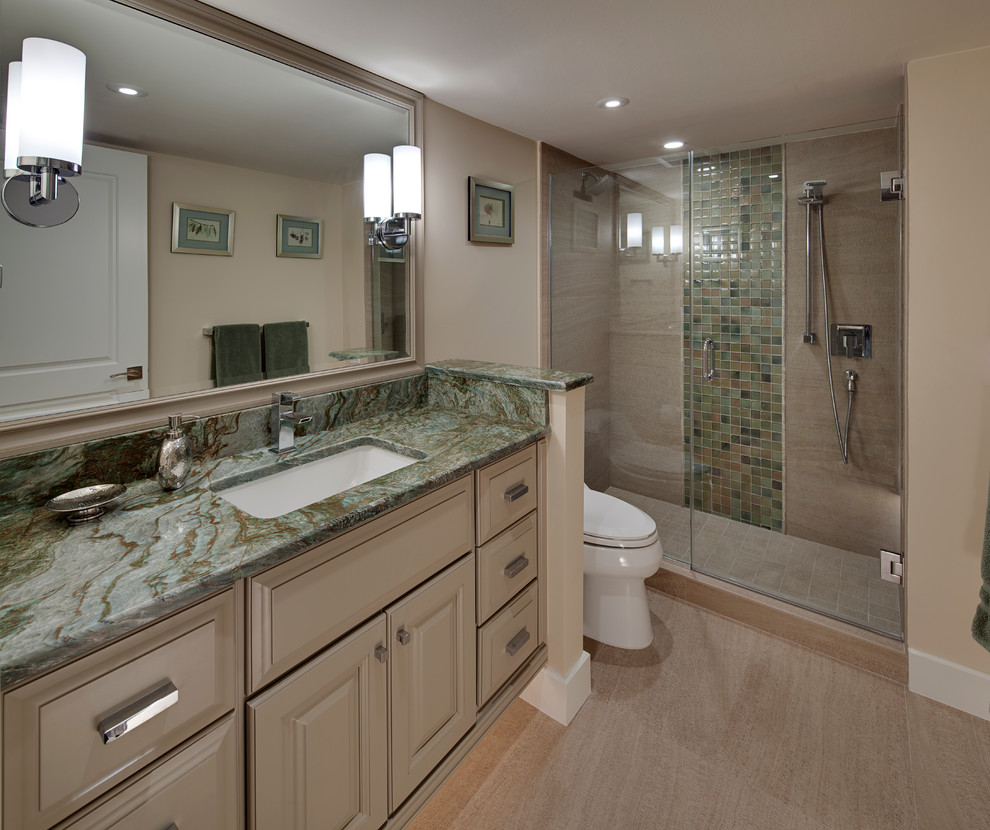 Bathroom - transitional bathroom idea in Miami
