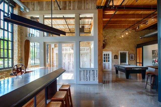 Fargo Laundry industrial-home-bar