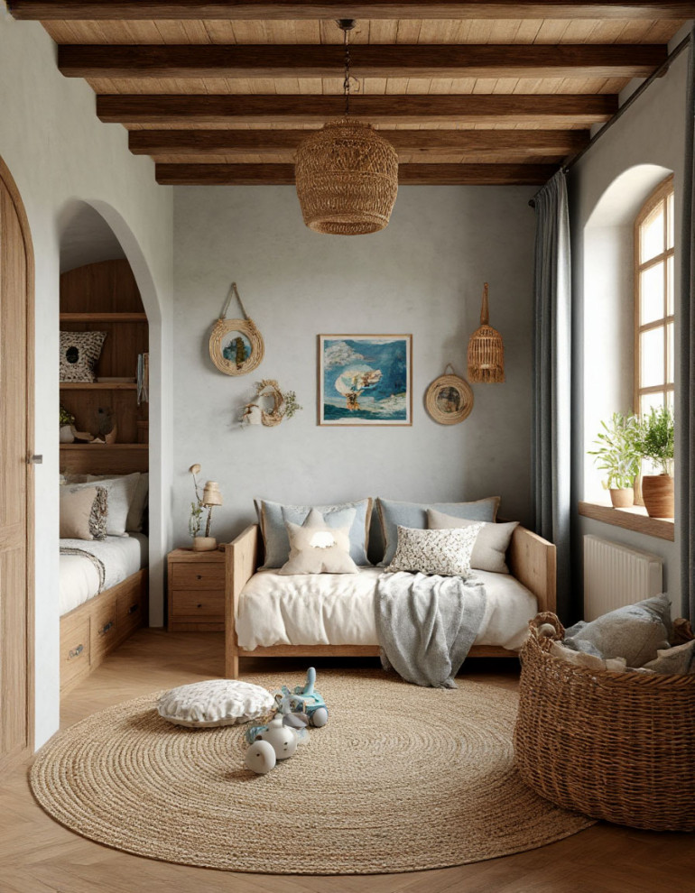 Визуализация детской комнаты в различных стилях