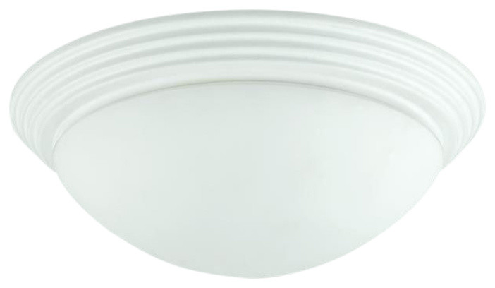 75W Ceiling Lamp, White Finish