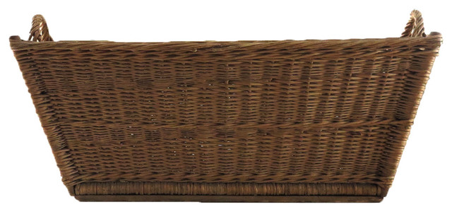 Vintage Wicker Laundry Basket