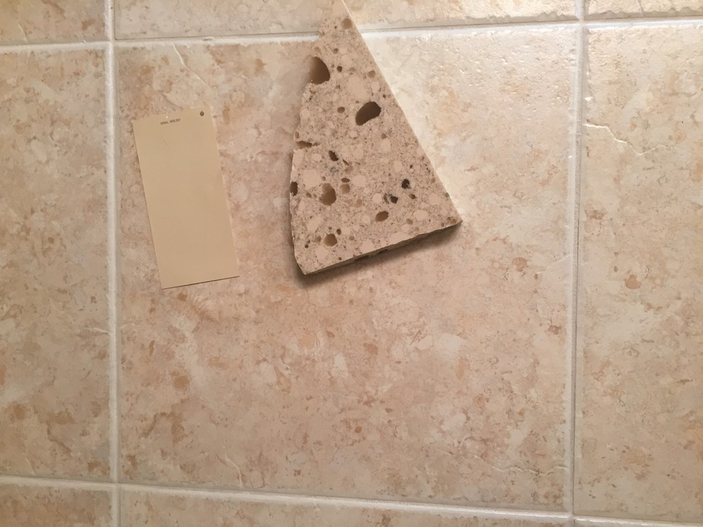 Replacing bathroom vanity top with quartz or granite.