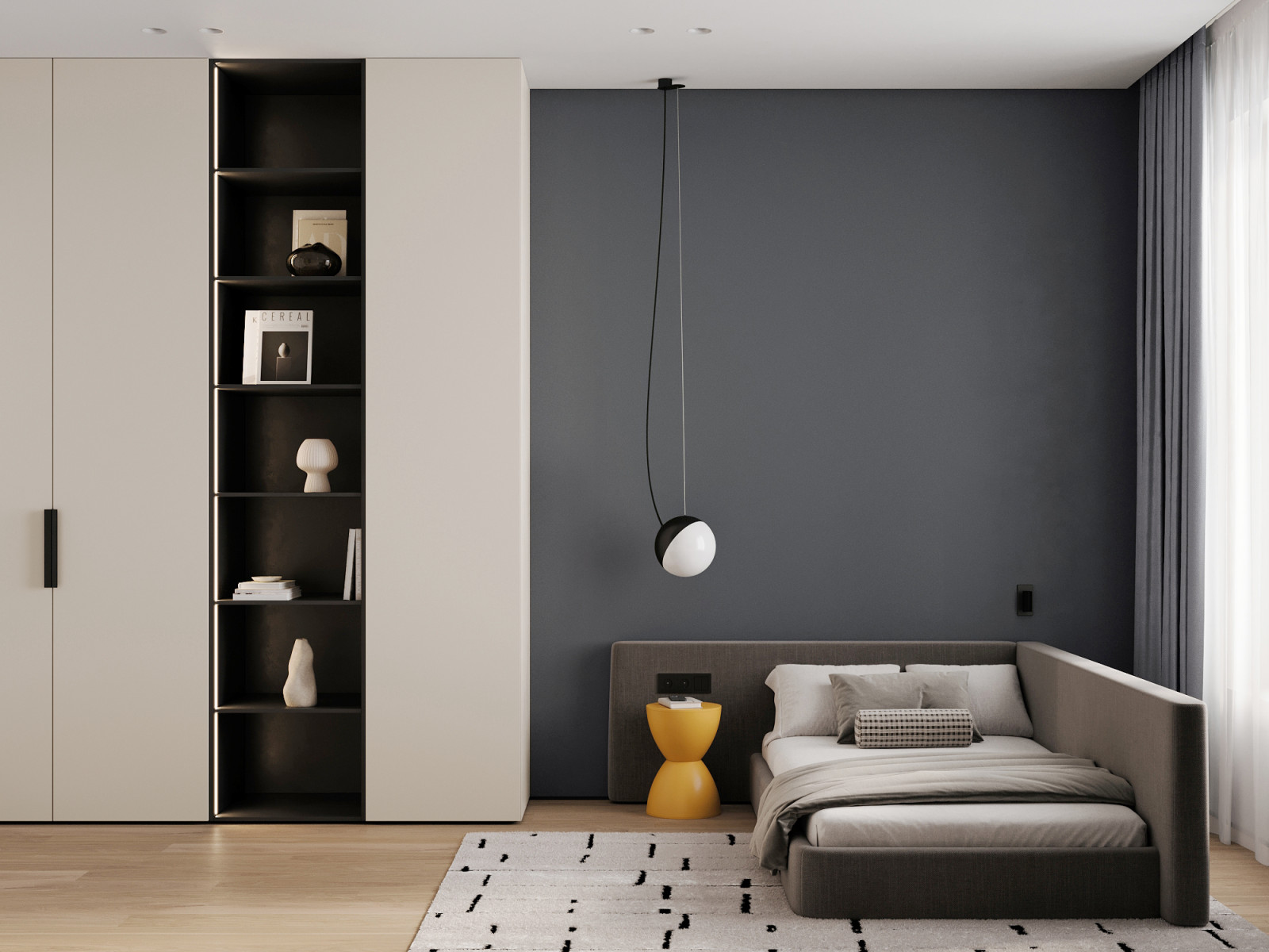 ЖК «Grand View» - квартира площадью 111,8 м2 в стиле уютный минимализм