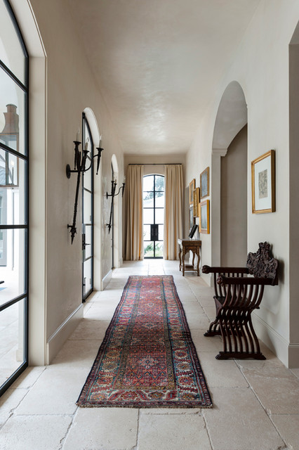 Oak Estate Residence mediterranean-hallway-and-landing