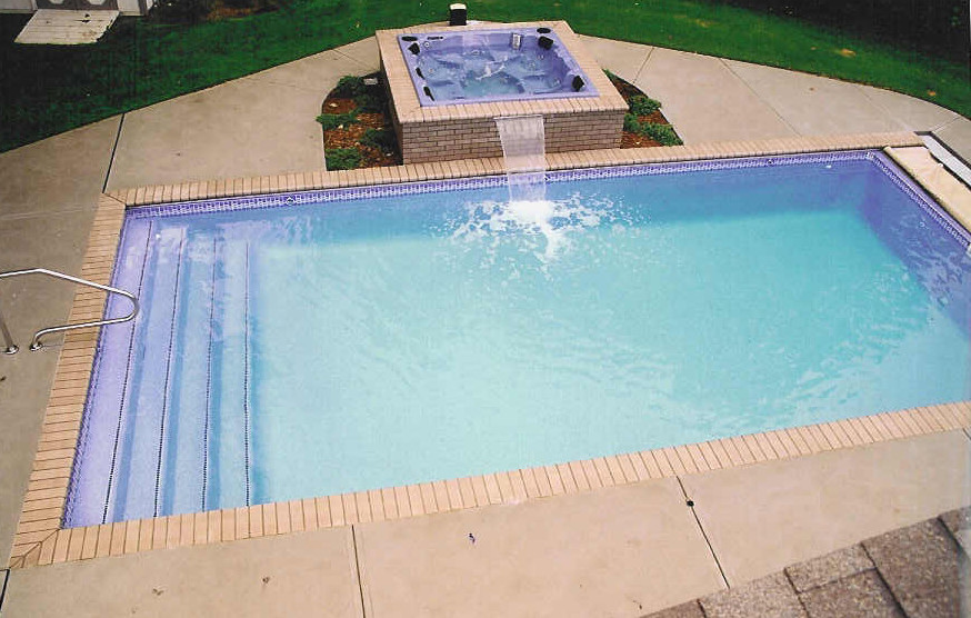 This is an example of a traditional pool in Detroit.