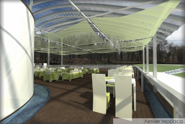 кафе в парковой зоне