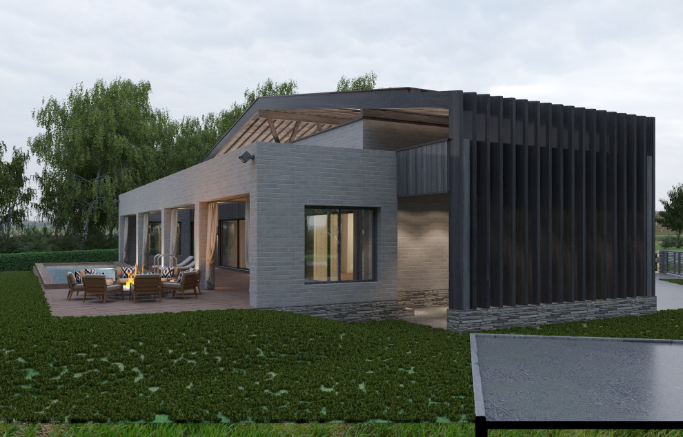 Дом с видом на лунку