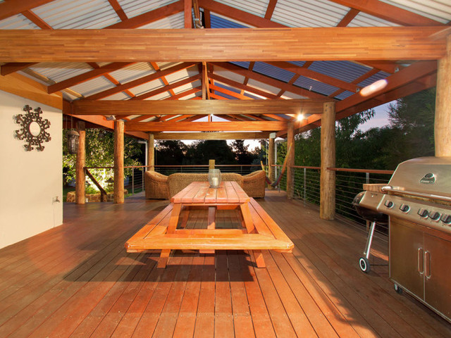 Lesmurdie Alfresco Pool Room Rustic Perth By Element Construction Wa Pty Ltd Houzz Au