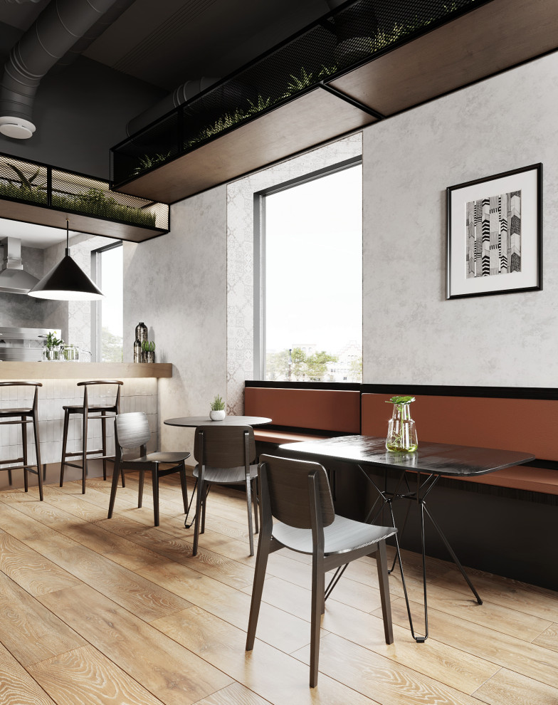 Дизайн-проект пиццерии в Москве