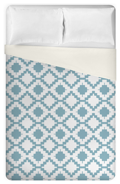 Boho Aztec Brushed Poly Duvet Contemporary Duvet Covers And