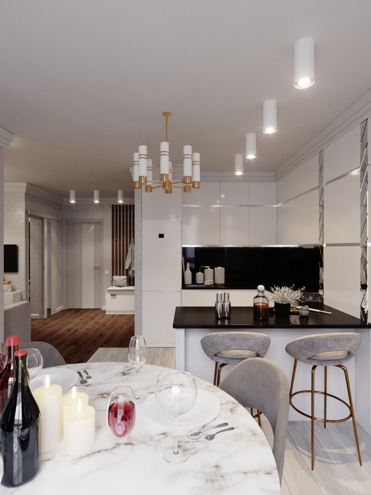 Портфолио. Интерьер классический и артдеко.