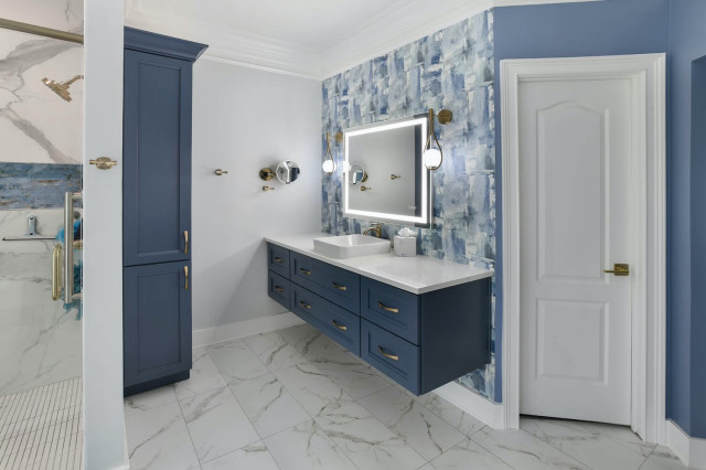 GRAHM MASTER BATH fusion-bathroom