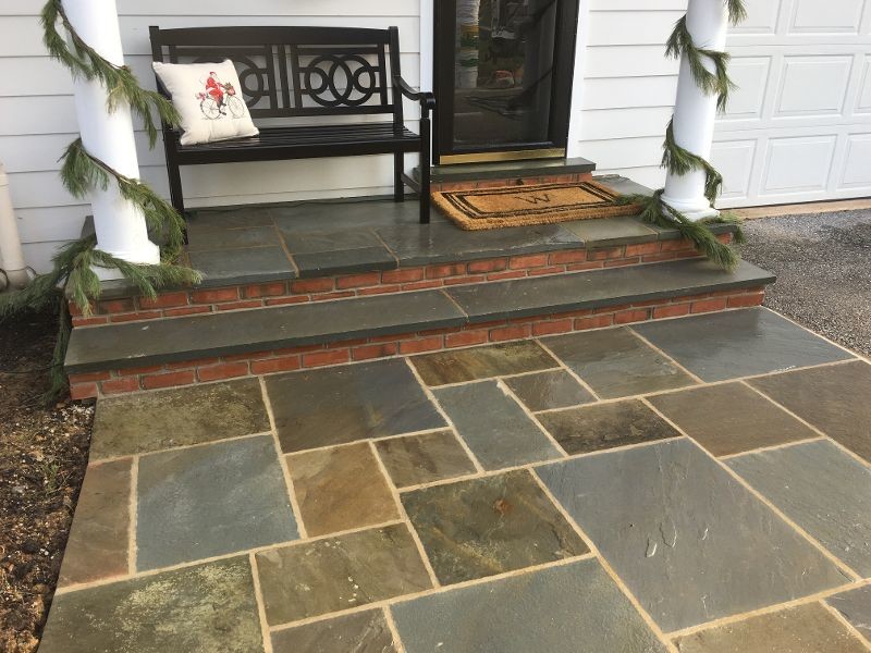 Porch and Walkway