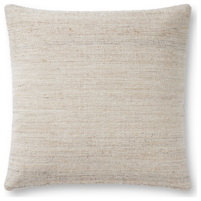 Loloi Natural 18'' x 18'' Cover Only Pillow
