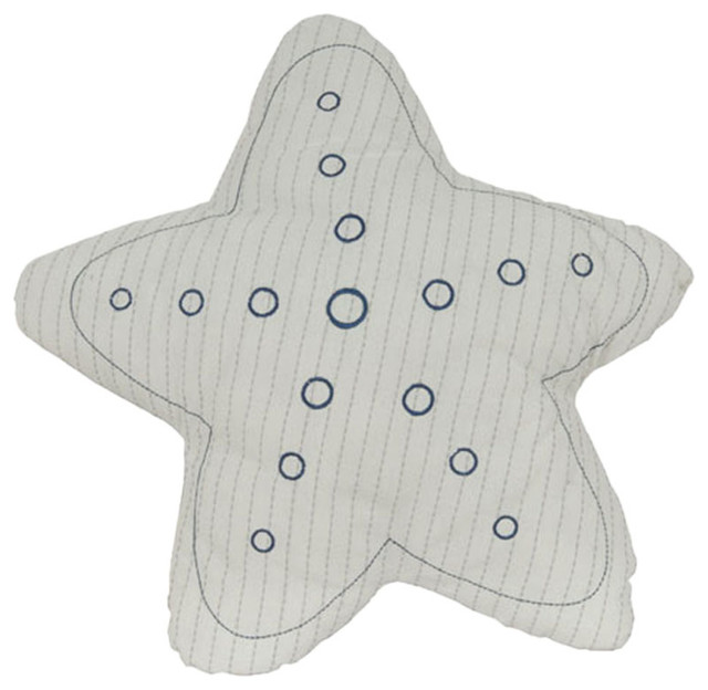 Old Modern Handicrafts Home Decorative Star Shaped Pillow Beach