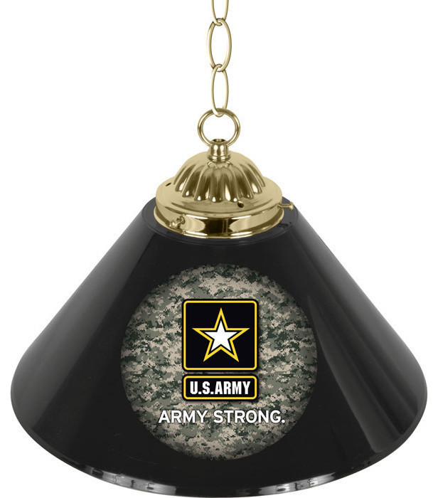 U.S. Army Digital Camo Single Shade Bar Lamp - 14 inch