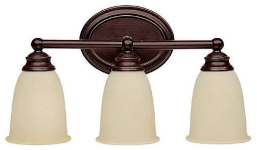 Capital Lighting Mediterranean Bronze 3 Light Vanity Fixture